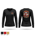 McCurtain VFD Women's Long Sleeve V-neck Shirt - 1
