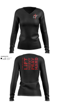 CHRISTFLEX 81432592 Women's Long Sleeve V-neck Shirt - 21