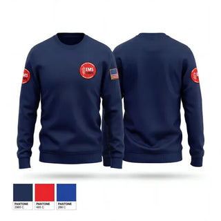Crew Neck Sweatshirt, EMS Corps, EMS/EMT, Teamtime, Team time, sublimation, custom sports apparel, team uniforms, spirit wear, spiritwear, sports uniforms, custom shirts, team store, custom team store, fundraiser sports, apparel fundraiser