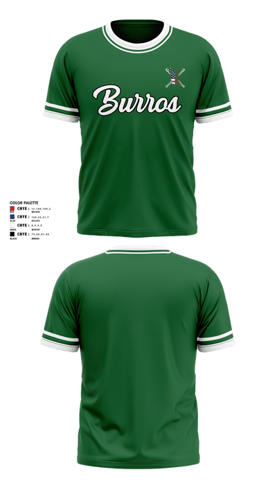 Burros 66241913 Short Sleeve Performance Shirt - 3