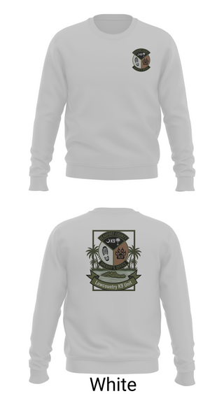 Crew Neck Sweatshirt, Lowcountry K-9 Unit, Police, Teamtime, Team time, sublimation, custom sports apparel, team uniforms, spirit wear, spiritwear, sports uniforms, custom shirts, team store, custom team store, fundraiser sports, apparel fundraiser