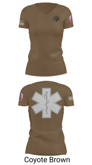 Womens Short Sleeve Vneck Shirt, I-STAT EMS, , Teamtime, Team time, sublimation, custom sports apparel, team uniforms, spirit wear, spiritwear, sports uniforms, custom shirts, team store, custom team store, fundraiser sports, apparel fundraiser