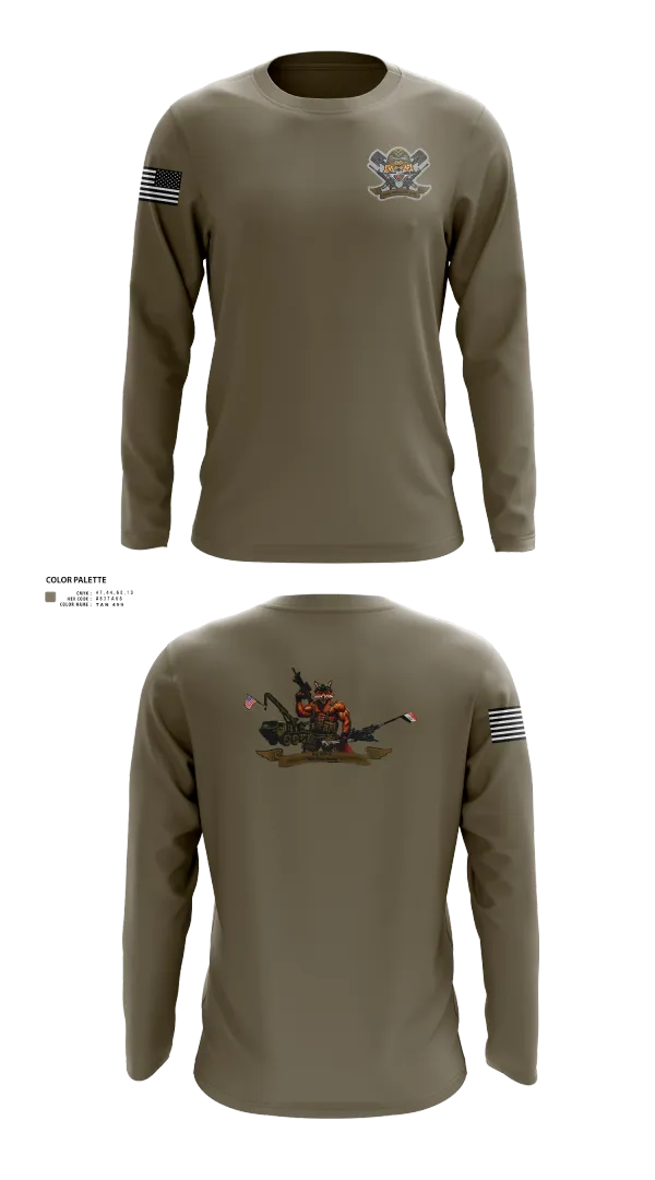 Long Sleeve Performance Shirt, 3-6 Fox Co., Army, Teamtime, Team time, sublimation, custom sports apparel, team uniforms, spirit wear, spiritwear, sports uniforms, custom shirts, team store, custom team store, fundraiser sports, apparel fundraiser