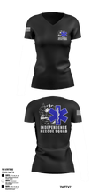 Independence Rescue Squad 25323011 Women's Short Sleeve V-neck Shirt - 2
