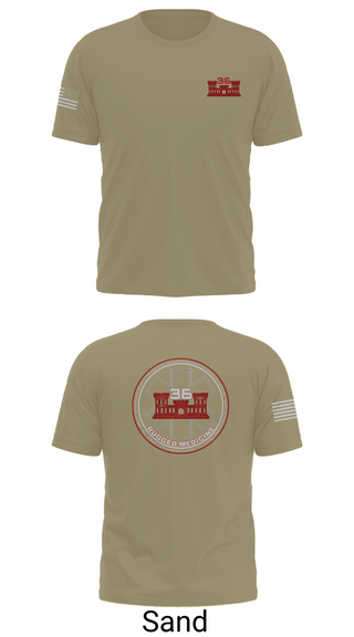Short Sleeve Performance Shirt, 36 Engineer Brigade, Army, Teamtime, Team time, sublimation, custom sports apparel, team uniforms, spirit wear, spiritwear, sports uniforms, custom shirts, team store, custom team store, fundraiser sports, apparel fundraiser