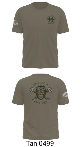 Short Sleeve Performance Shirt, 87th CEC-A FMT PLT, , Teamtime, Team time, sublimation, custom sports apparel, team uniforms, spirit wear, spiritwear, sports uniforms, custom shirts, team store, custom team store, fundraiser sports, apparel fundraiser