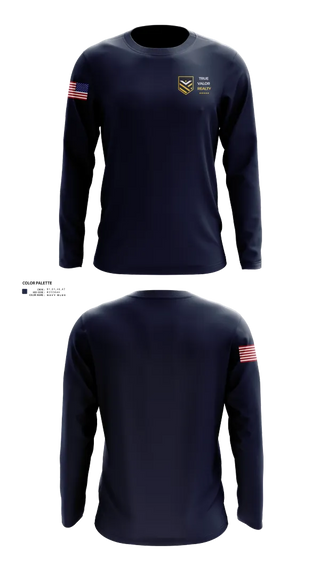 Long Sleeve Performance Shirt, True Valor Realty, , Teamtime, Team time, sublimation, custom sports apparel, team uniforms, spirit wear, spiritwear, sports uniforms, custom shirts, team store, custom team store, fundraiser sports, apparel fundraiser