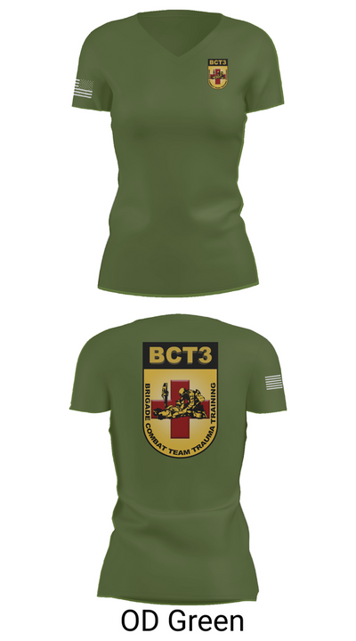 BCT3 20185528 Women's Short Sleeve V-neck Shirt - 48