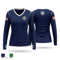 Southern Berkshire ambulance Women's Long Sleeve V-neck Shirt - 1