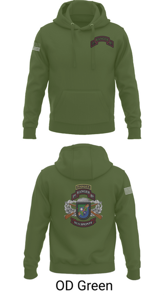 Hoodie, 1/75 Ranger Battalion, Army, Teamtime, Team time, sublimation, custom sports apparel, team uniforms, spirit wear, spiritwear, sports uniforms, custom shirts, team store, custom team store, fundraiser sports, apparel fundraiser