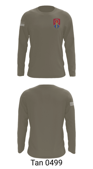 Long Sleeve Performance Shirt, 1013th QM CO, Army, Teamtime, Team time, sublimation, custom sports apparel, team uniforms, spirit wear, spiritwear, sports uniforms, custom shirts, team store, custom team store, fundraiser sports, apparel fundraiser