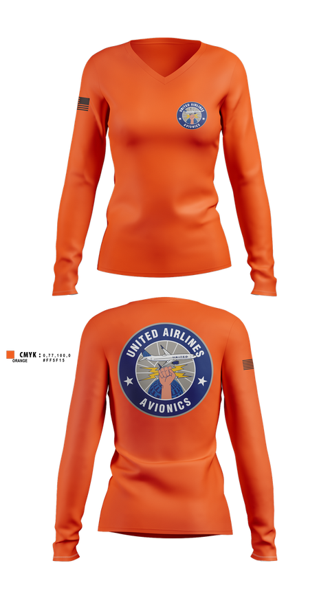 Womens Long Sleeve Vneck Shirt, 482FW, , Teamtime, Team time, sublimation, custom sports apparel, team uniforms, spirit wear, spiritwear, sports uniforms, custom shirts, team store, custom team store, fundraiser sports, apparel fundraiser
