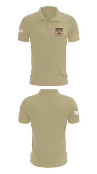 Short Sleeve Performance Polo, VFW Post 10648, , Teamtime, Team time, sublimation, custom sports apparel, team uniforms, spirit wear, spiritwear, sports uniforms, custom shirts, team store, custom team store, fundraiser sports, apparel fundraiser