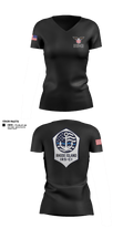 IRS-CI Women's Short Sleeve V-neck Shirt - 3