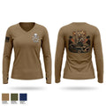 MSRON 10 Women's Long Sleeve V-neck Shirt - 1
