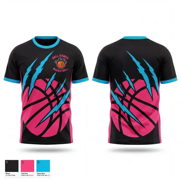 Old School Cotton Feel Shirt, Ball Hawks, Men's Basketball, Teamtime, Team time, sublimation, custom sports apparel, team uniforms, spirit wear, spiritwear, sports uniforms, custom shirts, team store, custom team store, fundraiser sports, apparel fundraiser