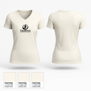 Womens Short Sleeve Vneck Shirt, EMMBROCK, , Teamtime, Team time, sublimation, custom sports apparel, team uniforms, spirit wear, spiritwear, sports uniforms, custom shirts, team store, custom team store, fundraiser sports, apparel fundraiser