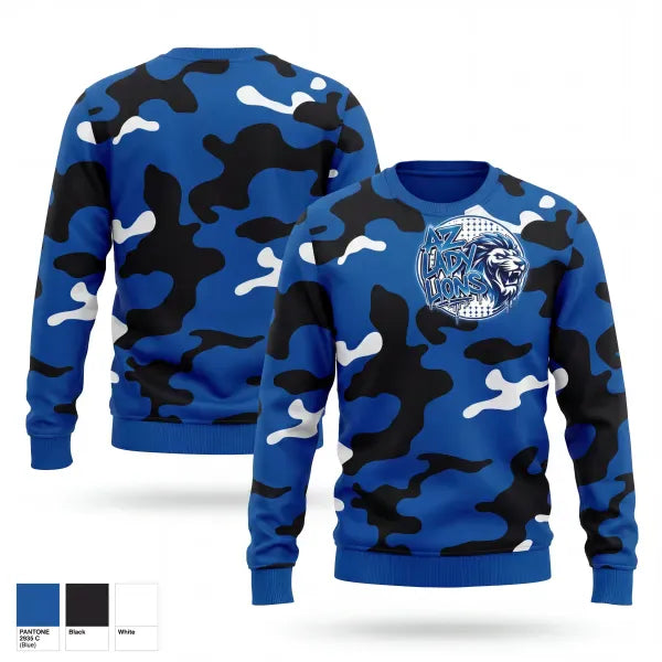 Crew Neck Sweatshirt, Lady Lions, , Teamtime, Team time, sublimation, custom sports apparel, team uniforms, spirit wear, spiritwear, sports uniforms, custom shirts, team store, custom team store, fundraiser sports, apparel fundraiser