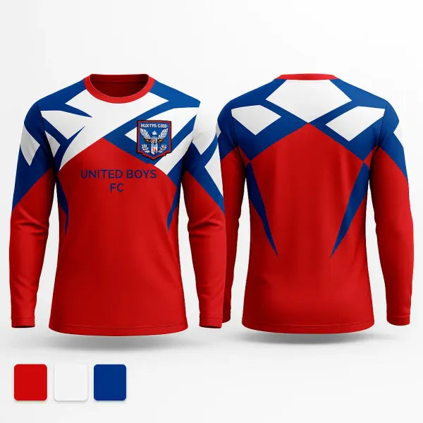 Long Sleeve Performance Shirt, The United Boy FC, Men's Soccer, Teamtime, Team time, sublimation, custom sports apparel, team uniforms, spirit wear, spiritwear, sports uniforms, custom shirts, team store, custom team store, fundraiser sports, apparel fundraiser