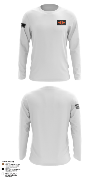 Long Sleeve Performance Shirt, 3rd battalion 75th ranger regiment, Army, Teamtime, Team time, sublimation, custom sports apparel, team uniforms, spirit wear, spiritwear, sports uniforms, custom shirts, team store, custom team store, fundraiser sports, apparel fundraiser