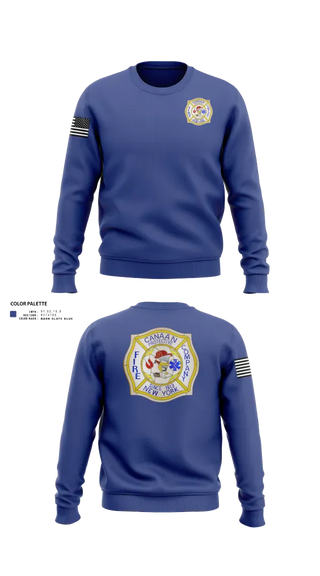 Crew Neck Sweatshirt, Canaan Protective Fire Company, Fire Department, Teamtime, Team time, sublimation, custom sports apparel, team uniforms, spirit wear, spiritwear, sports uniforms, custom shirts, team store, custom team store, fundraiser sports, apparel fundraiser