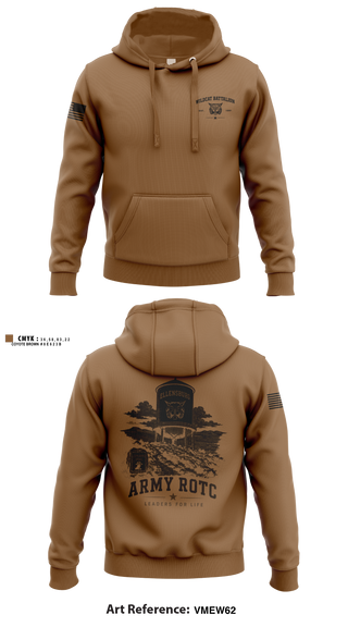 Hoodie, WILDCAT BATTALION, Army, Teamtime, Team time, sublimation, custom sports apparel, team uniforms, spirit wear, spiritwear, sports uniforms, custom shirts, team store, custom team store, fundraiser sports, apparel fundraiser