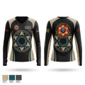 MOHAVE COUNTY SHERIFF DIVE RESCUE Women's Long Sleeve V-neck Shirt - 1