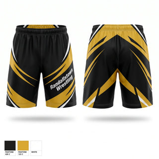 Fight Shorts, Randallstown Wrestling, Wrestling, Teamtime, Team time, sublimation, custom sports apparel, team uniforms, spirit wear, spiritwear, sports uniforms, custom shirts, team store, custom team store, fundraiser sports, apparel fundraiser