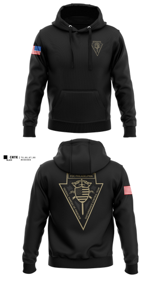 Hoodie, FDC Philadelphia DCT, Police, Teamtime, Team time, sublimation, custom sports apparel, team uniforms, spirit wear, spiritwear, sports uniforms, custom shirts, team store, custom team store, fundraiser sports, apparel fundraiser