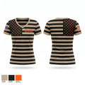 HHC 112th SIG BN (SO) (A) Women's Short Sleeve V-neck Shirt - 1