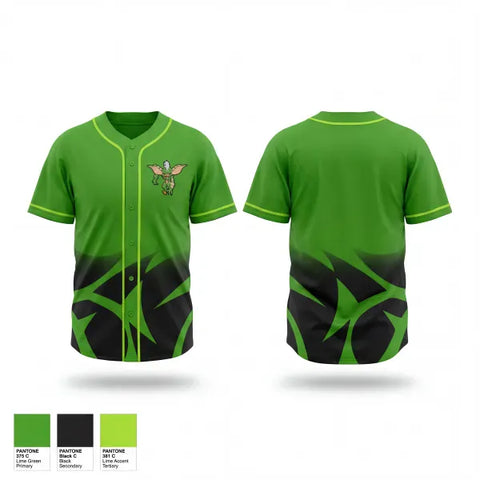 Full Button Baseball Jersey, Gremlins, Baseball, Teamtime, Team time, sublimation, custom sports apparel, team uniforms, spirit wear, spiritwear, sports uniforms, custom shirts, team store, custom team store, fundraiser sports, apparel fundraiser