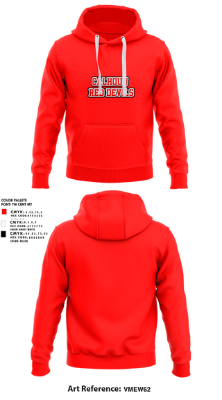 Hoodie, Calhoun Red Devils, , Teamtime, Team time, sublimation, custom sports apparel, team uniforms, spirit wear, spiritwear, sports uniforms, custom shirts, team store, custom team store, fundraiser sports, apparel fundraiser