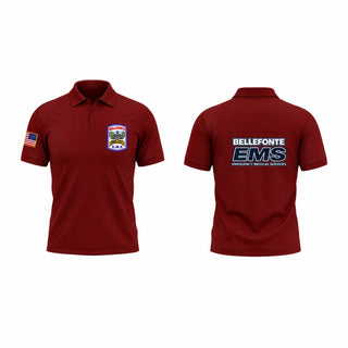 Short Sleeve Performance Polo, Bellefonte EMS, EMS/EMT, Teamtime, Team time, sublimation, custom sports apparel, team uniforms, spirit wear, spiritwear, sports uniforms, custom shirts, team store, custom team store, fundraiser sports, apparel fundraiser
