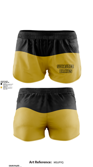 Womens Shorts, Socastee Braves, Track & Field, Teamtime, Team time, sublimation, custom sports apparel, team uniforms, spirit wear, spiritwear, sports uniforms, custom shirts, team store, custom team store, fundraiser sports, apparel fundraiser