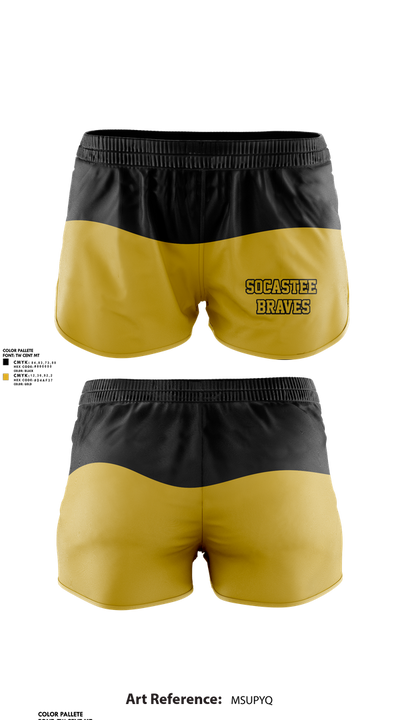 Socastee Braves 93737142 Women's Shorts - 1
