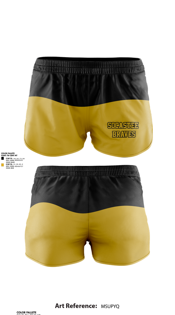 Womens Shorts, Socastee Braves, Track & Field, Teamtime, Team time, sublimation, custom sports apparel, team uniforms, spirit wear, spiritwear, sports uniforms, custom shirts, team store, custom team store, fundraiser sports, apparel fundraiser