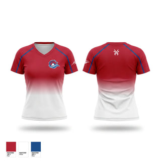 Womens Short Sleeve Vneck Shirt, US Masters, Swimming, Teamtime, Team time, sublimation, custom sports apparel, team uniforms, spirit wear, spiritwear, sports uniforms, custom shirts, team store, custom team store, fundraiser sports, apparel fundraiser