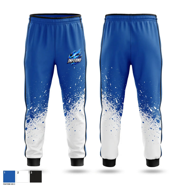 Sweatpants, Inferno, Softball, Teamtime, Team time, sublimation, custom sports apparel, team uniforms, spirit wear, spiritwear, sports uniforms, custom shirts, team store, custom team store, fundraiser sports, apparel fundraiser