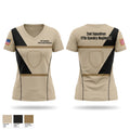2nd Squadron 17th Cavalry Regiment 45443807 Women's Short Sleeve V-neck Shirt - 1
