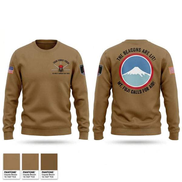 Crew Neck Sweatshirt, 4MDTF, Army, Teamtime, Team time, sublimation, custom sports apparel, team uniforms, spirit wear, spiritwear, sports uniforms, custom shirts, team store, custom team store, fundraiser sports, apparel fundraiser