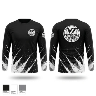Long Sleeve Performance Shirt, Versatile Prospects, Baseball, Teamtime, Team time, sublimation, custom sports apparel, team uniforms, spirit wear, spiritwear, sports uniforms, custom shirts, team store, custom team store, fundraiser sports, apparel fundraiser