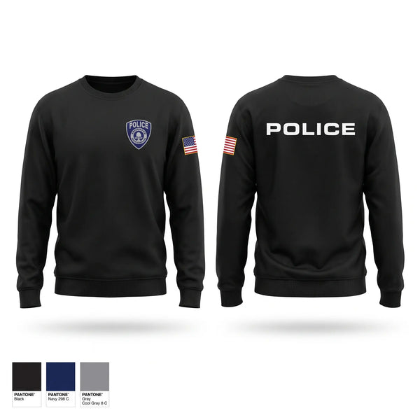 Crew Neck Sweatshirt, GWDPD, Police, Teamtime, Team time, sublimation, custom sports apparel, team uniforms, spirit wear, spiritwear, sports uniforms, custom shirts, team store, custom team store, fundraiser sports, apparel fundraiser