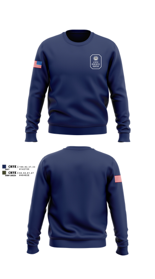 Crew Neck Sweatshirt, Rockville City Police, Police, Teamtime, Team time, sublimation, custom sports apparel, team uniforms, spirit wear, spiritwear, sports uniforms, custom shirts, team store, custom team store, fundraiser sports, apparel fundraiser