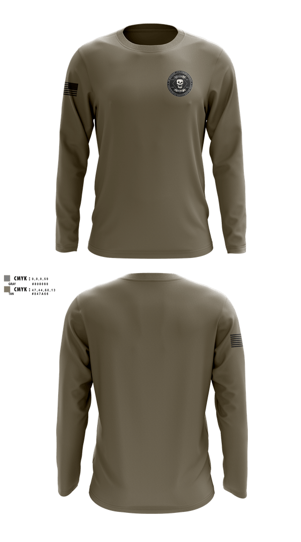 Long Sleeve Performance Shirt, Dco 1/37 AR, Army, Teamtime, Team time, sublimation, custom sports apparel, team uniforms, spirit wear, spiritwear, sports uniforms, custom shirts, team store, custom team store, fundraiser sports, apparel fundraiser
