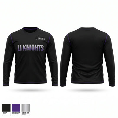 LI Knights Long Sleeve Performance Shirt - 2