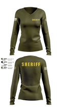 JEFFERSON COUNTY SHERIFFS OFFICE  Women's Long Sleeve V-neck Shirt - 101