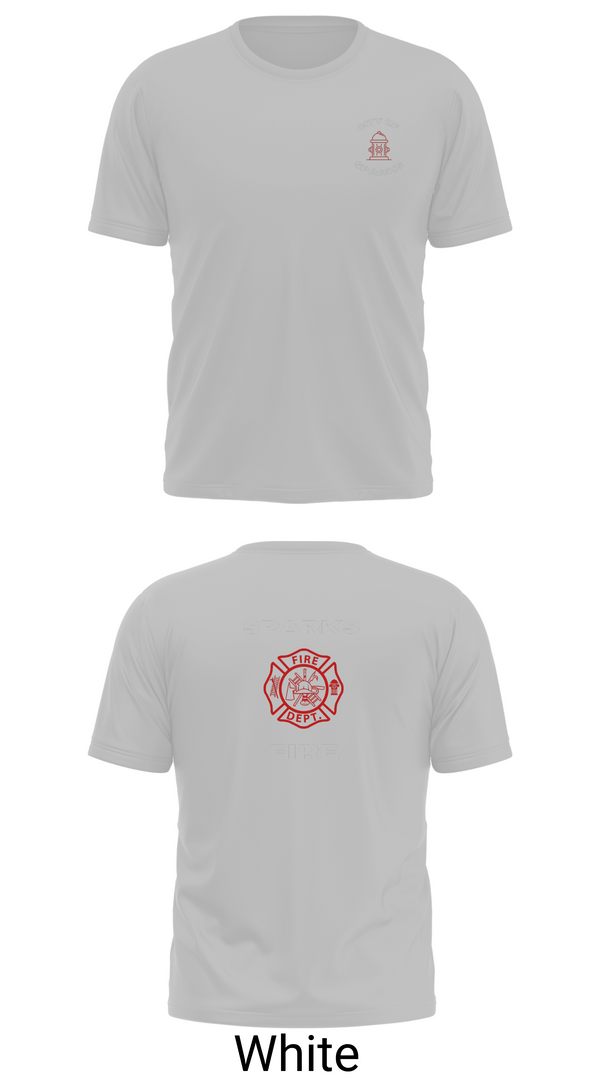 Short Sleeve Performance Shirt, Sparks Fire Department, Fire Department, Teamtime, Team time, sublimation, custom sports apparel, team uniforms, spirit wear, spiritwear, sports uniforms, custom shirts, team store, custom team store, fundraiser sports, apparel fundraiser
