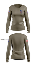 11th ADSB Women's Long Sleeve V-neck Shirt - 50