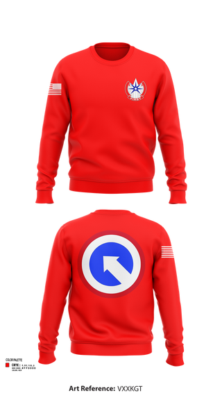 Crew Neck Sweatshirt, 1st Theater Sustainment Command, Army, Teamtime, Team time, sublimation, custom sports apparel, team uniforms, spirit wear, spiritwear, sports uniforms, custom shirts, team store, custom team store, fundraiser sports, apparel fundraiser