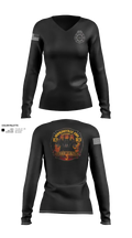 Hopkinsville Fire Department 27614987 Women's Long Sleeve V-neck Shirt - 21